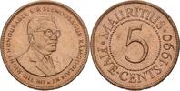 Mauritius 5 Cents / 0,05 Rupee -