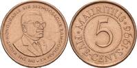 Mauritius 5 Cents / 0,05 Rupee -