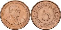 Mauritius 5 Cents / 0,05 Rupee -