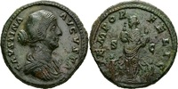Italien AE-Sesterz FAUSTINA II.Gattin des Marcus Aurelius AE-Sesterz FAUSTINA II.Gattin des Marcus Aurelius, †176. (TEMPOR–FELIC / S-C) -