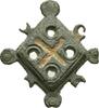 England Geometrische emaillierte Scheibenfibel -