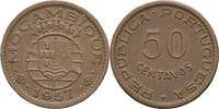 Portugal 50 Centavos Kolonialmünze Mosambik -