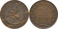 2 1/2 Cents 1880 Holland Koninkrijk der Nederlanden Willem III, 1849 - 1890 Vorzüglich