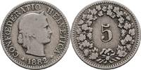 Schweiz 5 Rappen 1882 SS 116.43 元  ＋  166.33 元 运费