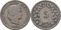 Schweiz 5 Rappen 1891 SS 166.33 元  ＋  158.02 元 运费