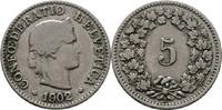 Schweiz 5 Rappen 1902 SS 207.92 元  ＋  158.02 元 运费
