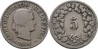 Schweiz 5 Rappen 1904 SS 207.92 元  ＋  158.02 元 运费