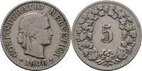 Schweiz 5 Rappen 1906 SS 74.85 元  ＋  166.33 元 运费