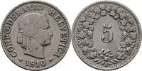 Schweiz 5 Rappen 1910 SS 124.75 元  ＋  166.33 元 运费