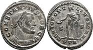 Nummus oder Follis 293-305 n.Chr. Trier (Treves) (Treveri) 303-1.5.305 n.Chr. Constantius I Chlorus VZ-prägefrisch (fast) vollständiger Silbersud