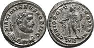 Nummus oder Follis 293-305 (Caesar) und 305- Treveri (Trier, Trèves), 1. Offizin Maximianus VZ-prägefrisch (fast) vollständiger Silbersud