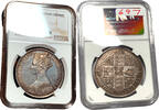 United Kingdom Gothic Crown NGC PF58 Victoria Crown 1847 Gothic Crown NGC PF58 Victoria