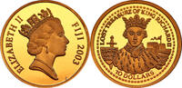 United Kingdom Modern gold coins 2003 10 Dollars Fiji Gold King Richard ... 181.30 US$  +  19.79 US$ shipping