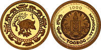 United Kingdom Modern gold coins 2007 Mongolia 1000 Togrog Year of The P... 181.30 US$  +  19.79 US$ shipping