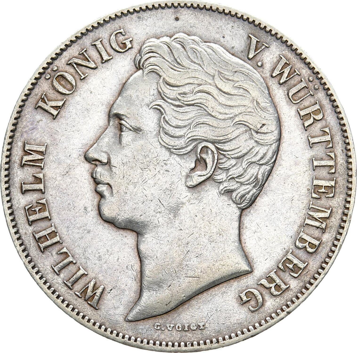 Württemberg. Doppelgulden 1848. Wilhelm I., 1816-1864. VF-EF | MA-Shops