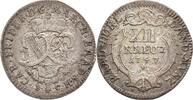BADEN-DURLACH Karl Friedrich, 1738/1746-1811.  12 Kreuzer 1747 12 Kreuzer 1747 Walzenprägung. Sehr schön-vorzüglich