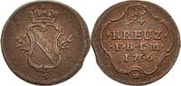 BADEN-DURLACH Ku.-1/4 Kreuzer 1766 Karl Friedrich, 1738/1746-1811. Ku.-1... 207.92 元  ＋  123.92 元 运费