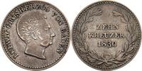 BADEN-DURLACH 10 Kreuzer 1830 Ludwig, 1818-1830. 10 Kreuzer 1830. Etwas ... 166.33 元  ＋  123.92 元 运费