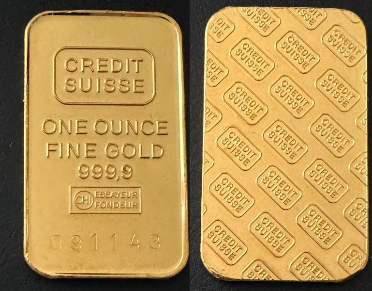 K18IG FINE GOLD CREDIT SUISSE クレディ スイス 金 ペンダント トップ ②