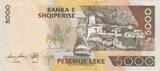Albania 5.000 Leke 2013 P.75b UNC