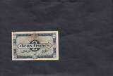 Algeria 2 Francs L1944 P.102 VF-XF