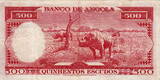 Angola 500 Escudos 1970 P.97 VF
