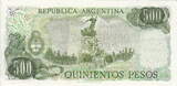 Argentina 500 Pesos 1977 P.303c UNC