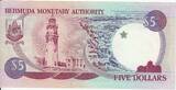 Bermuda 5 Dollarss 1989 P.35b UNC
