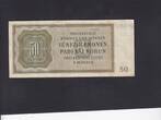 Bohemia-Moravia 50 Korun 1944 P.10a VF
