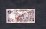 Botswana 5 Pula Specimen 1982 P.8s UNC