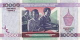 Burundi 10.000 Francs 2004 P.43a UNC