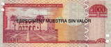 Dominican Rep. 1.000 Pesos SPECIMEN 2006 P.180s1 UNC