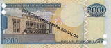 Dominican Rep. 2.000 Pesos SPECIMEN 2009 P.181s2 UNC