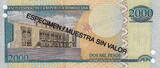Dominican Rep. 2.000 Pesos SPECIMEN 2011 P.188s1 UNC