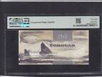 Faeroe Isl. 200 Kroner PMG68 2003 P.26 UNC
