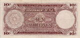 Fiji Isl. 10 Shillings 1964 P.52d XF