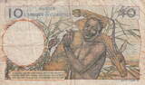 French West Africa 10 Francs 1948 P.37 VF