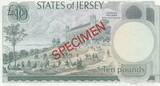 Jersey 10 Pounds SPECIMEN 1976 P.13S UNC