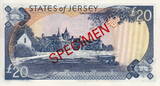 Jersey 20 Pounds SPECIMEN 1993 P.23s UNC