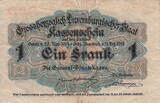 Luxembourg 1 Franc 1918 P.27 XF-