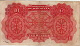 Pakistan 10 Rupees ph 1948 P.6 VF-