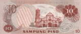 Philippines 10 Piso 1974 P.161a UNC