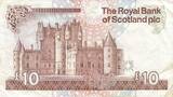 Scotland 10 Pounds 1987 P.348a VF