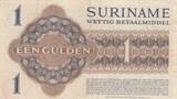 Surinam 1 Gulden 1960 P.108b.. VF