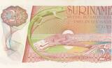 Surinam 2 1/2 Gulden Nr 000782 1985 P.119b.,, UNC