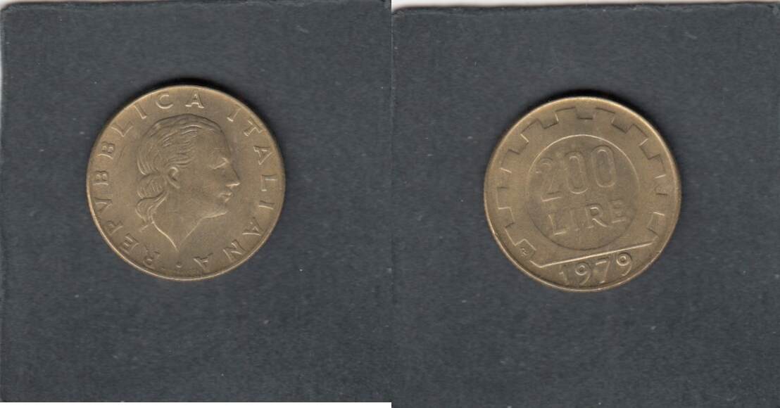 Italy 1979 200 Lire KM.105. UNC