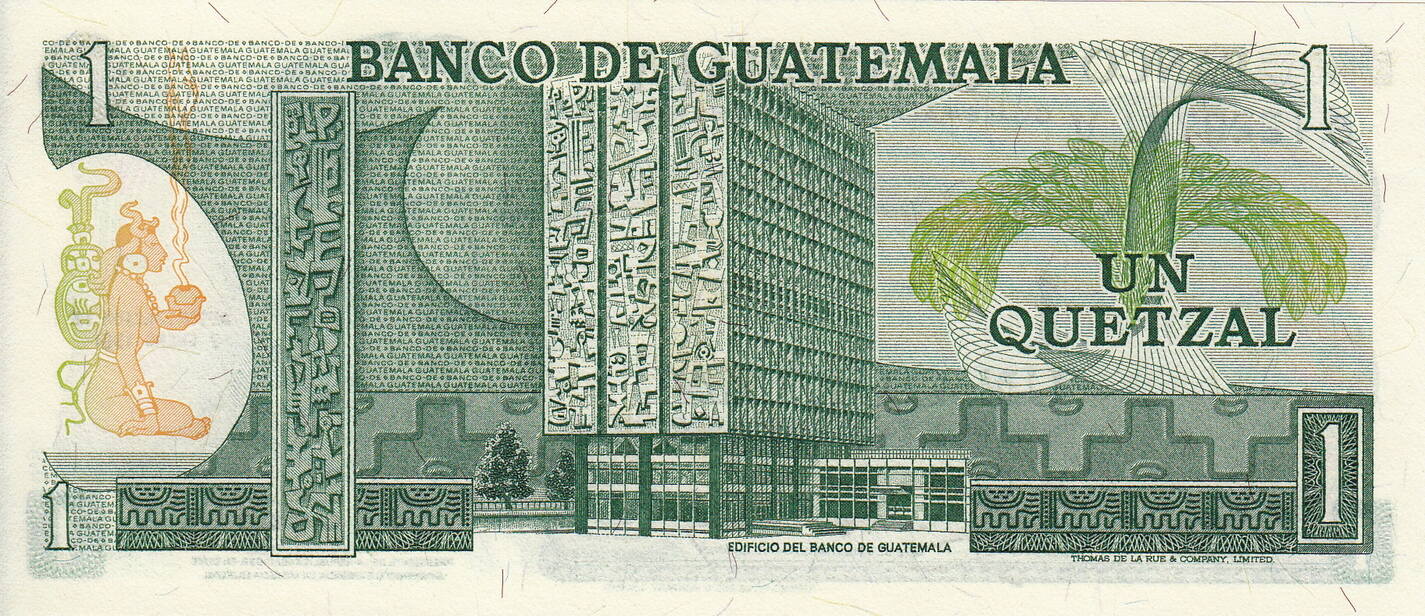 Guatemala 1 Quetzal 1981 ORELLANA BUILDING UNC | MA-Shops