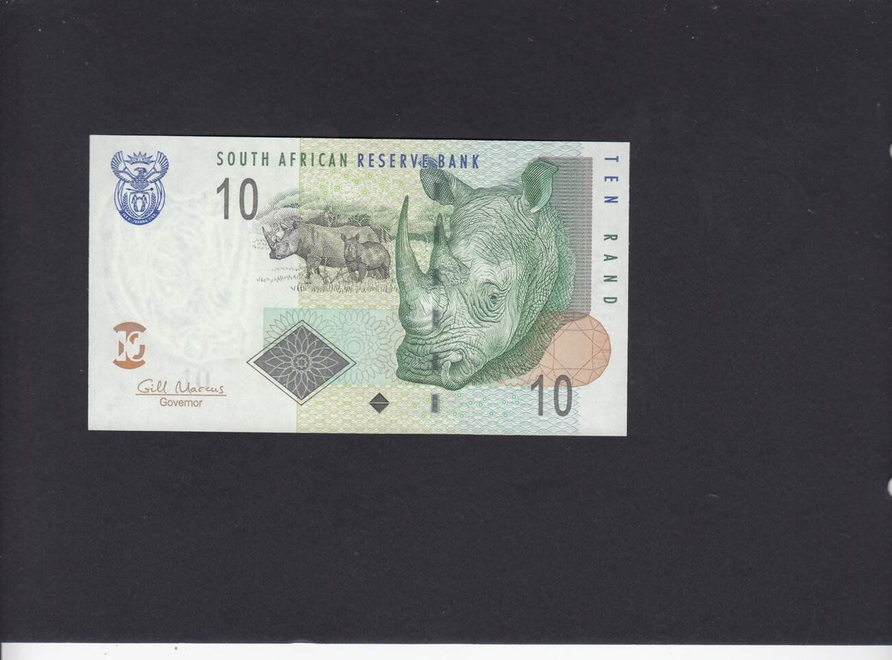 Rand 10. South Africa Banknotes.