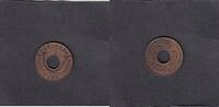 East Africa 1 Cent HOLE KM.22 -