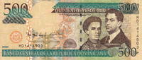 Dominican Rep. 500 Pesos P.179 -
